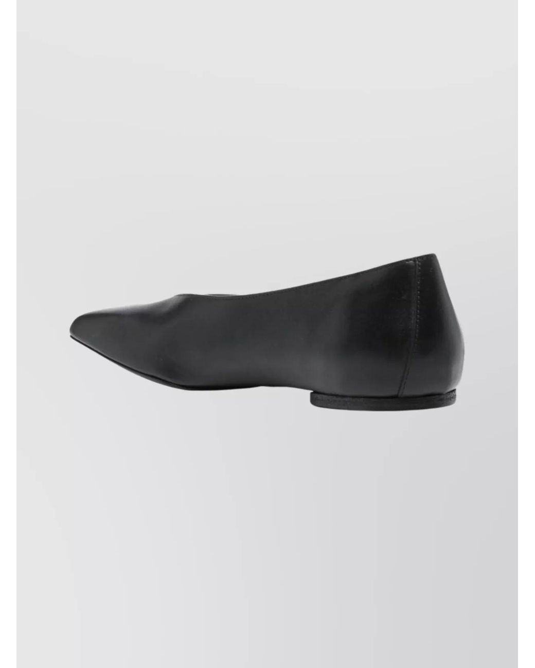Rick Owens Multicolor Leather Square-Toe Ballerina Flats