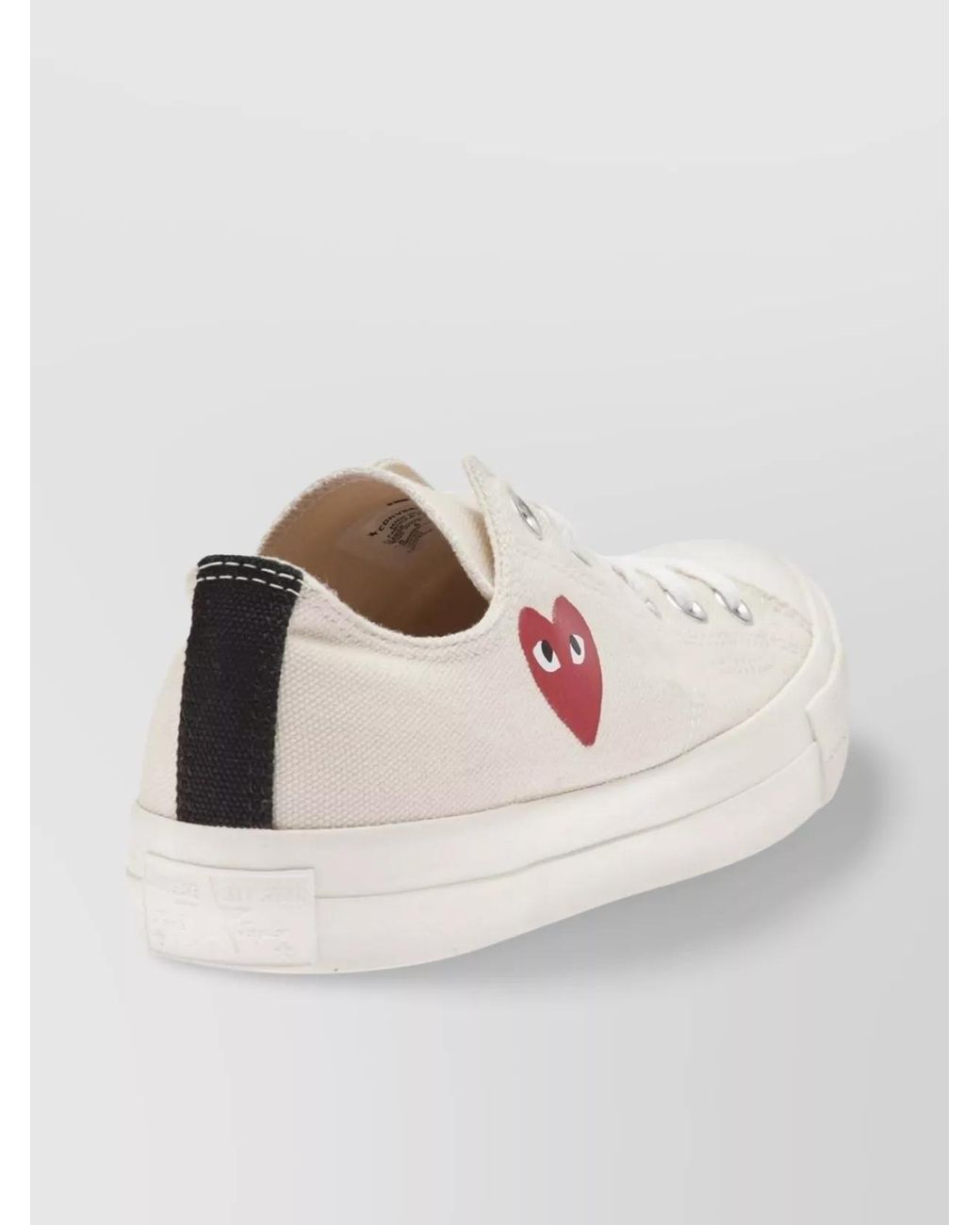 Comme des Garçons Pink Cotton Low-Top Sneakers
