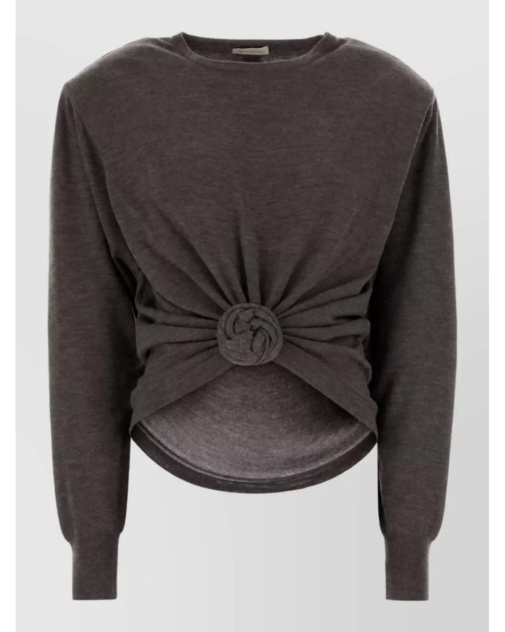 Magda Butrym Gray Wool Jumper