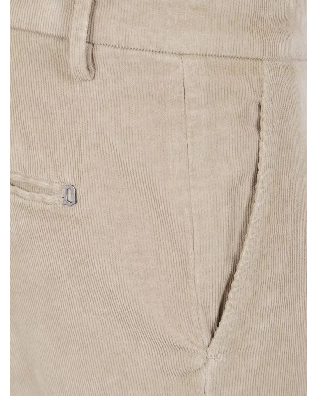 Dondup Natural Gaubert Relax Straight-Leg Trousers for men