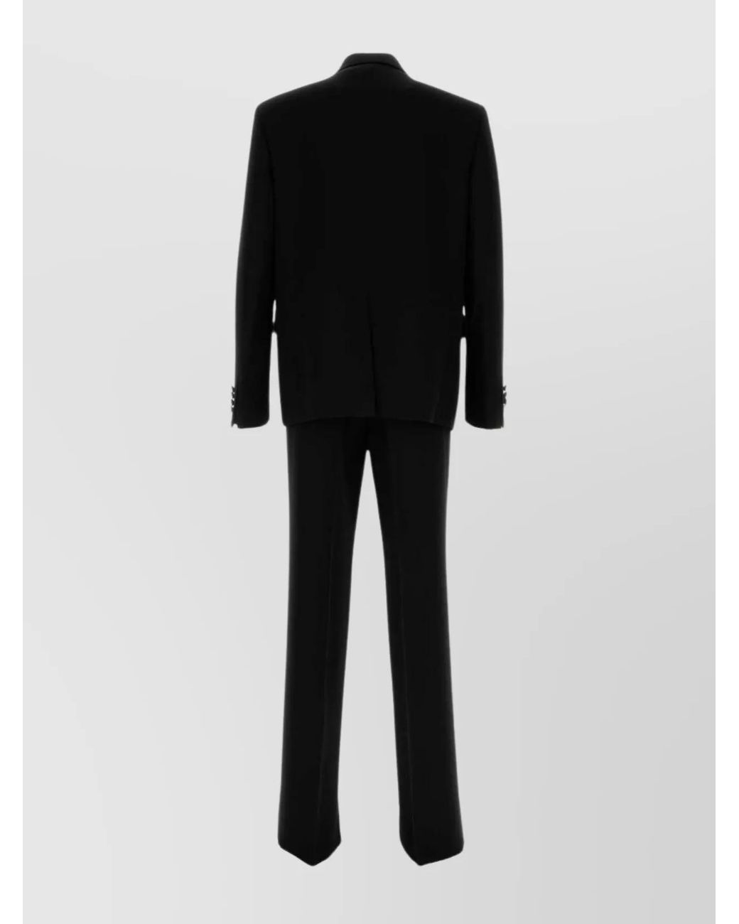 Gucci Black Wool Double-Breasted Suit for men