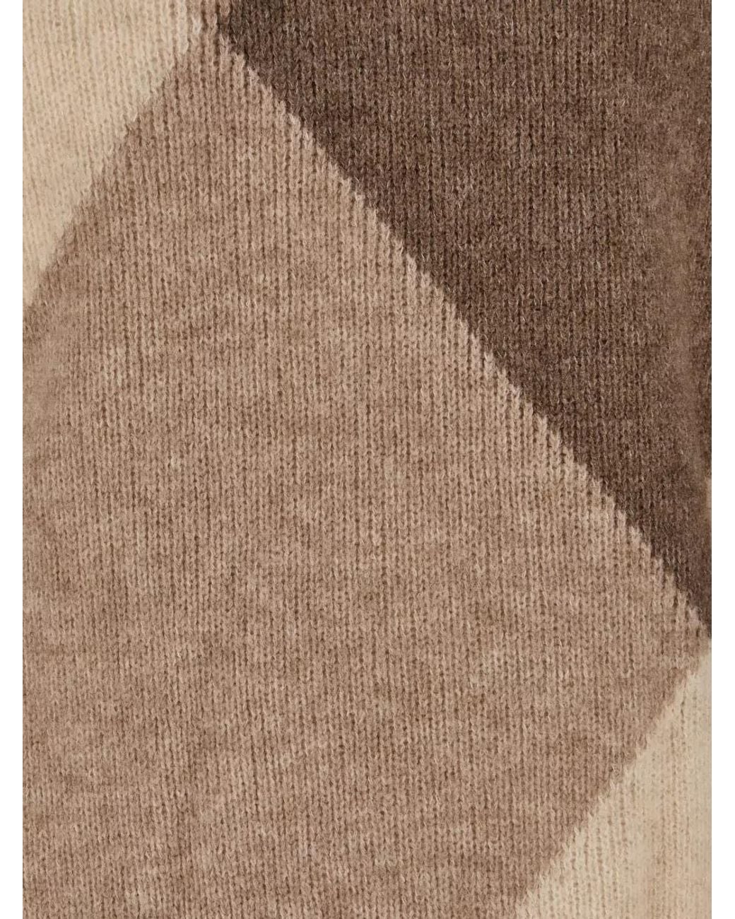 Ballantyne Brown Wool Jumper for men