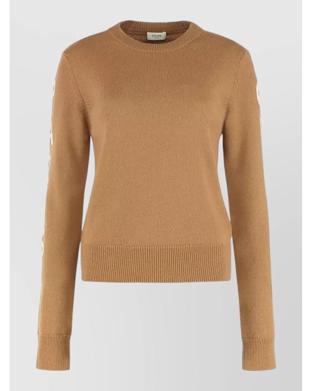Céline Multicolor Cashmere Wool Jumper