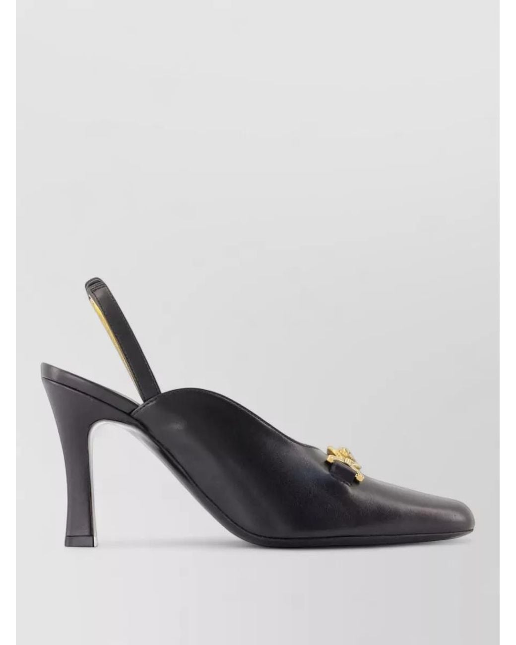 Versace Multicolor Leather Mules