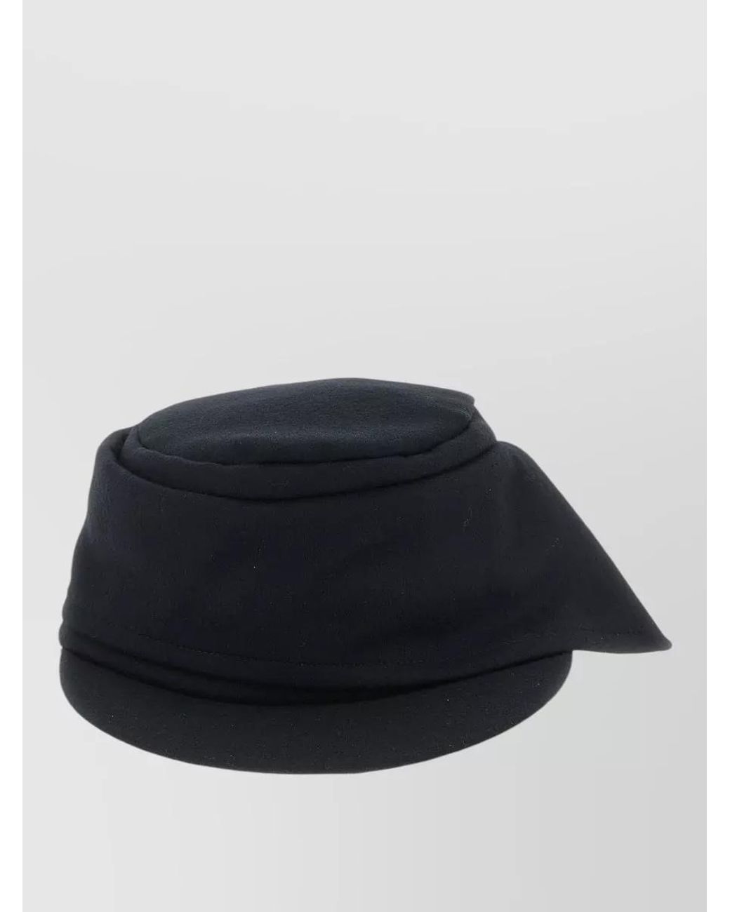 Yohji Yamamoto Blue Asymmetric Work Cap for men