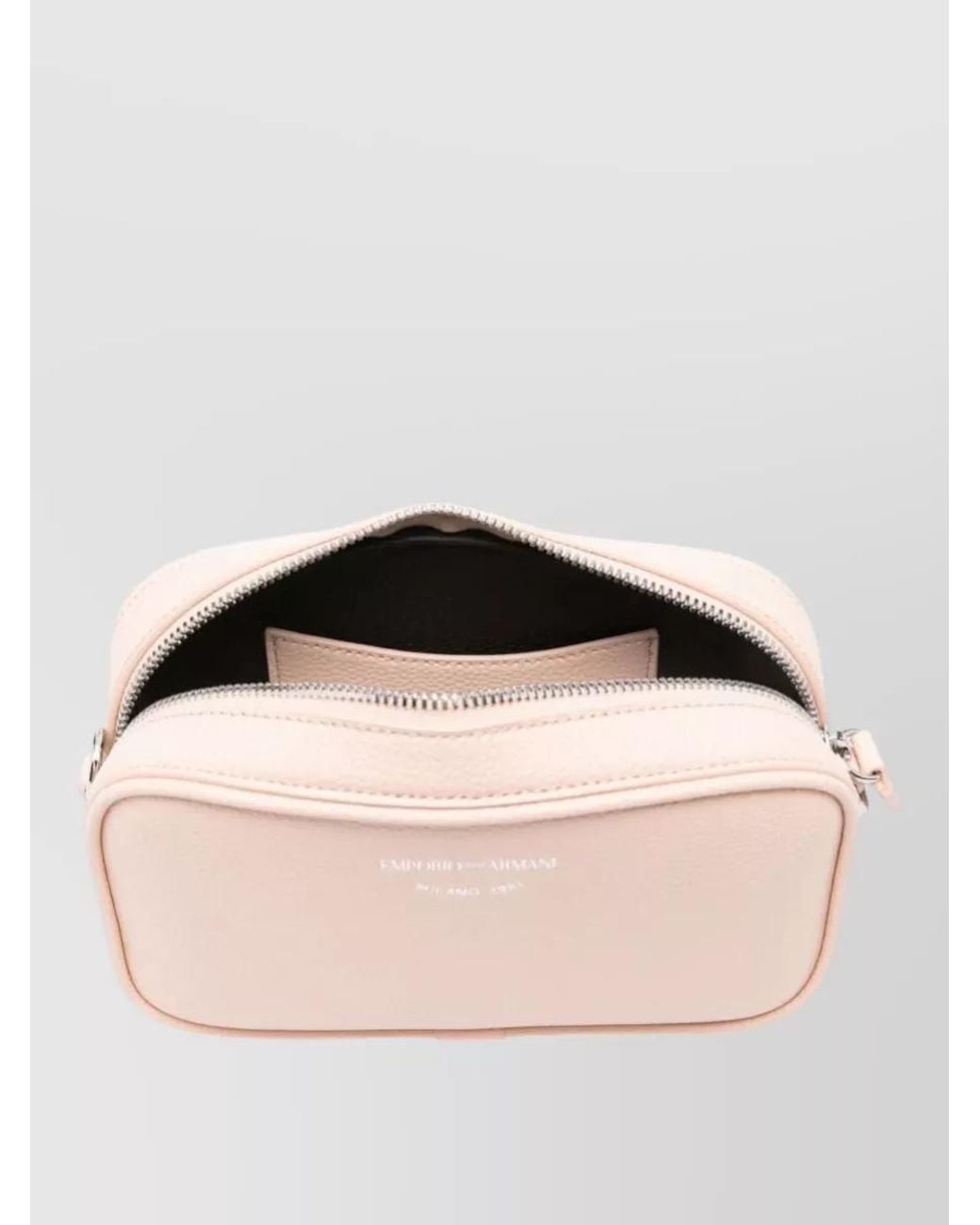 Emporio Armani Pink Logo-Detail Shoulder Bag