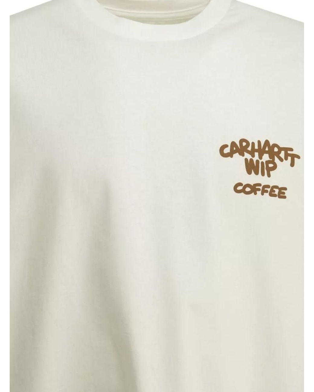 Carhartt White Short-Sleeve Cotton T-Shirt for men