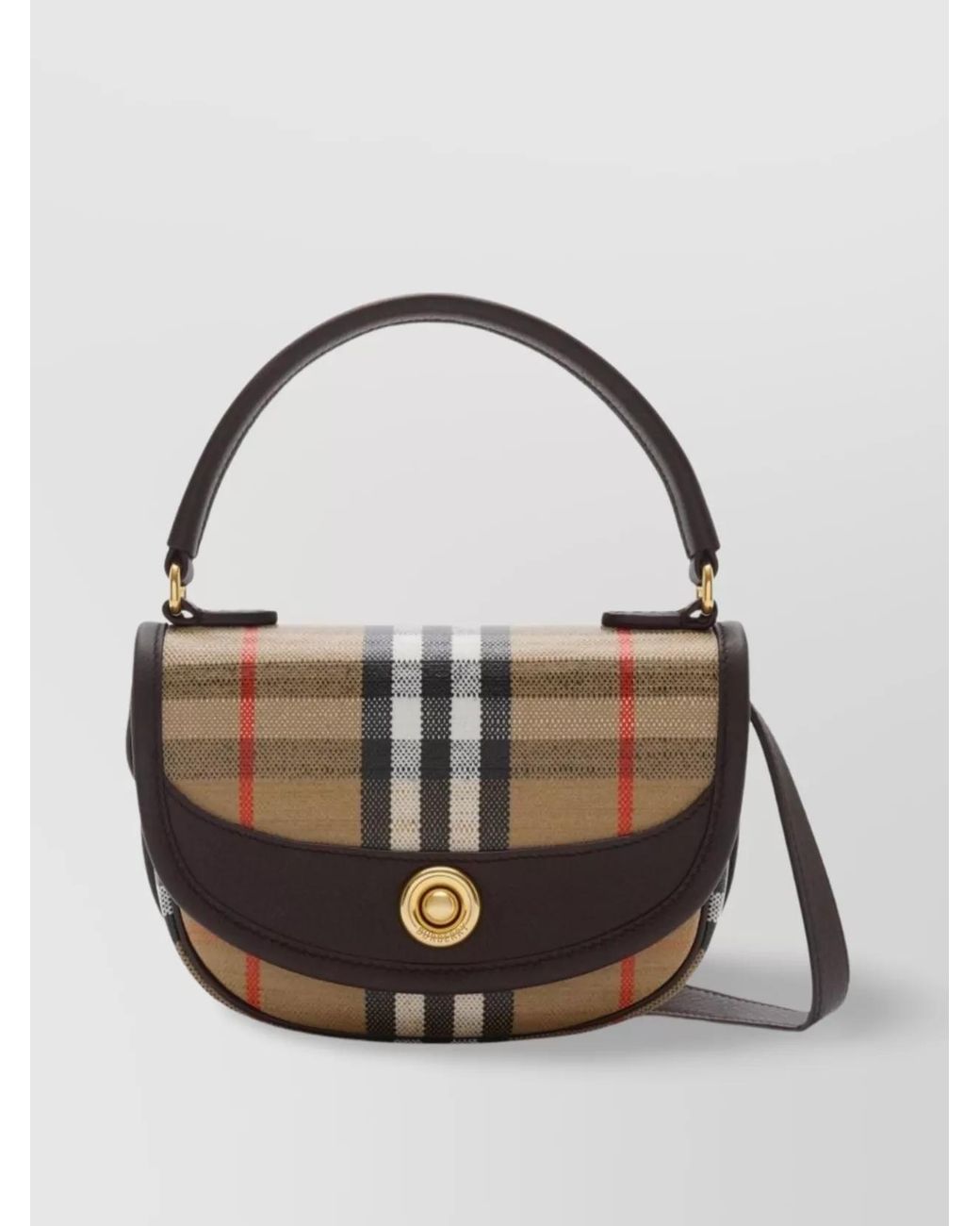Burberry Multicolor Highlands Mini Canvas Shoulder Bag