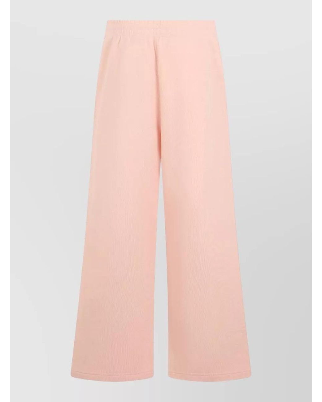 Burberry Pink Cotton Wide-Leg Sweatpants