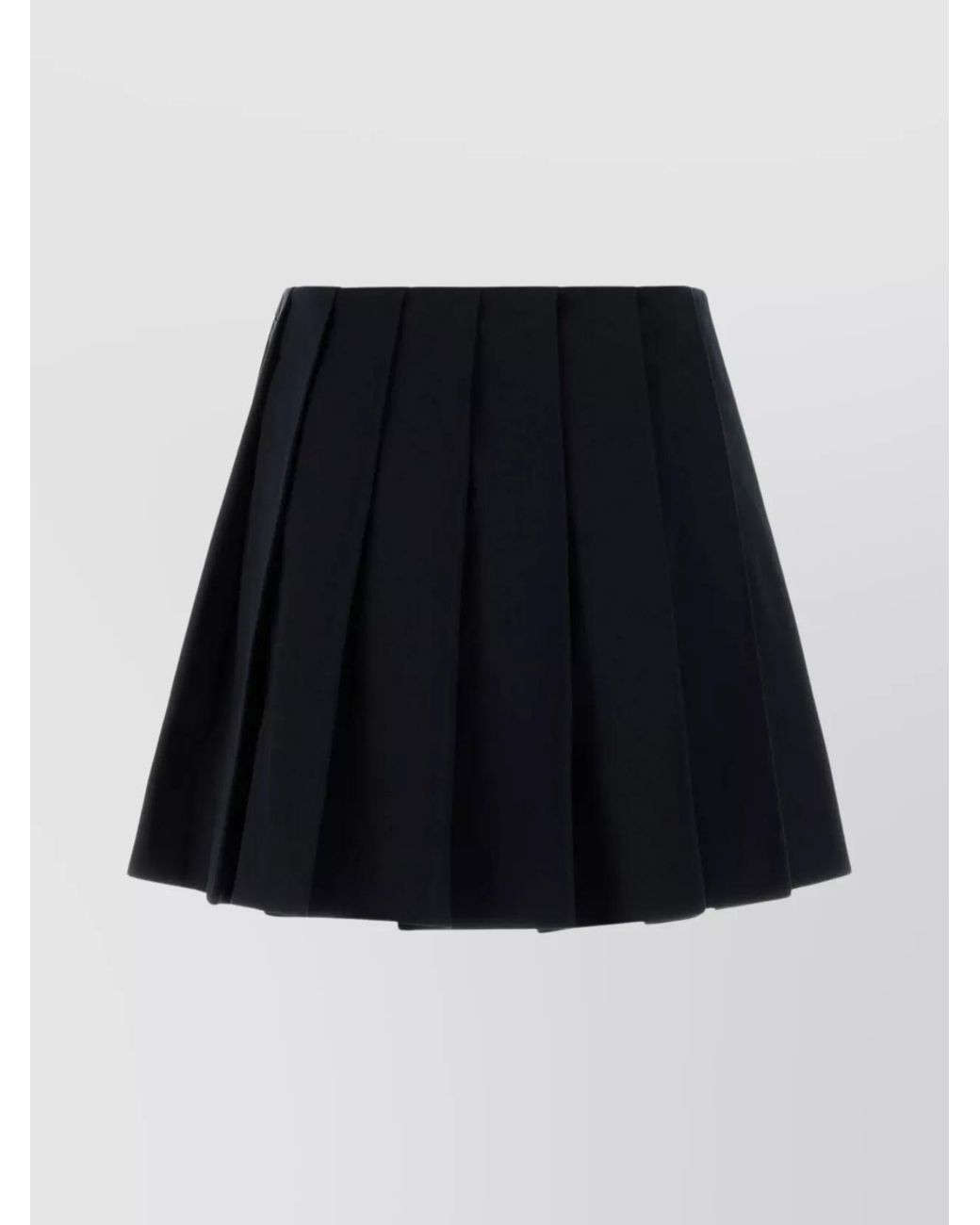 Prada Black Midnight Drill Mini Skirt