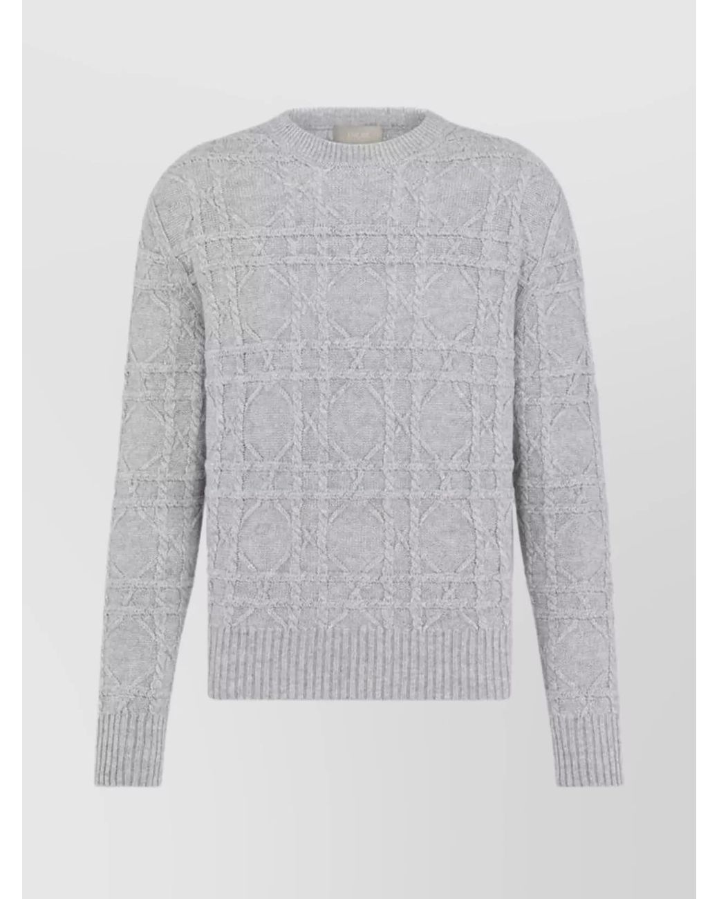 Dior Gray Knit Top for men