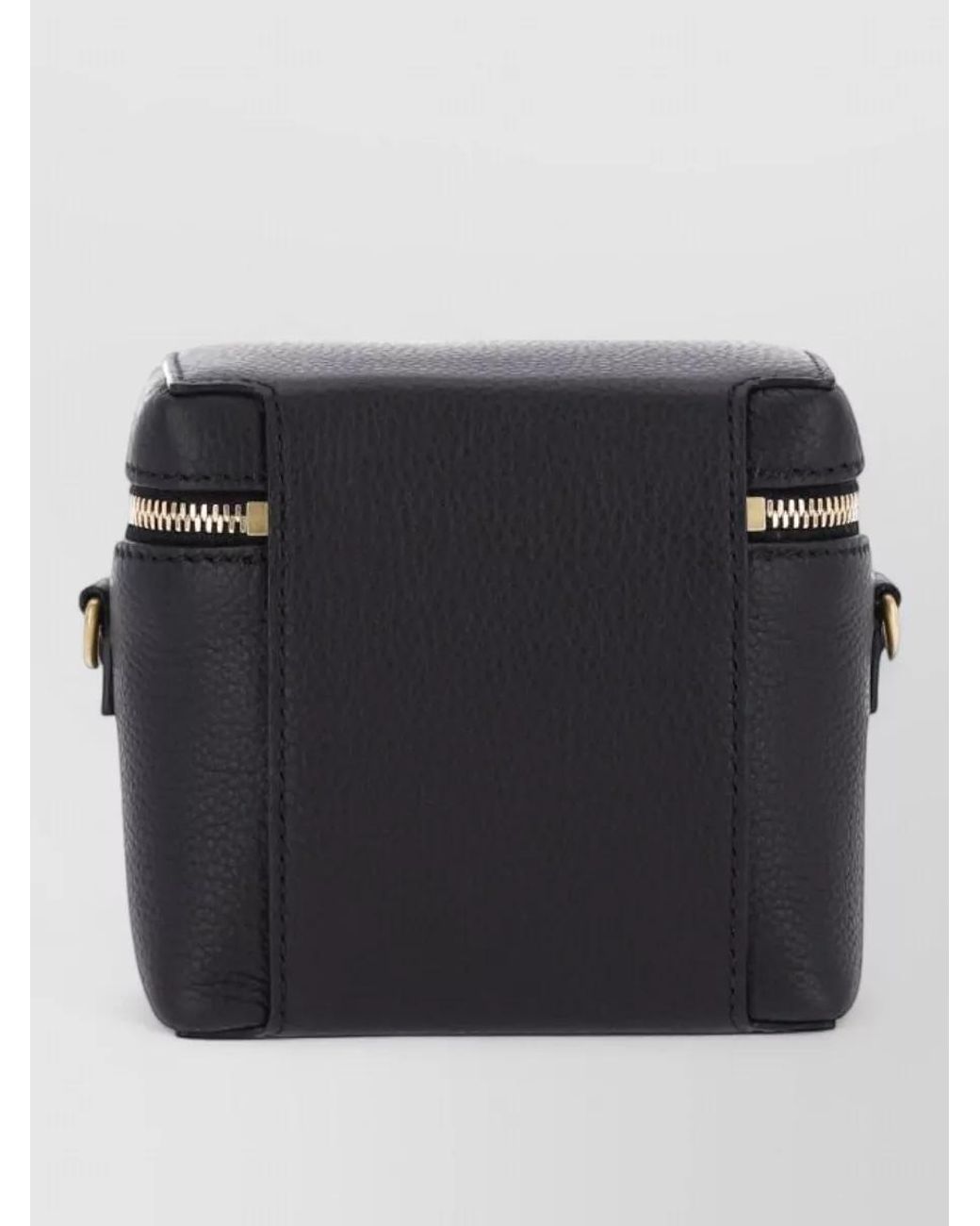 Thom Browne Black Leather Chain Mini Bag