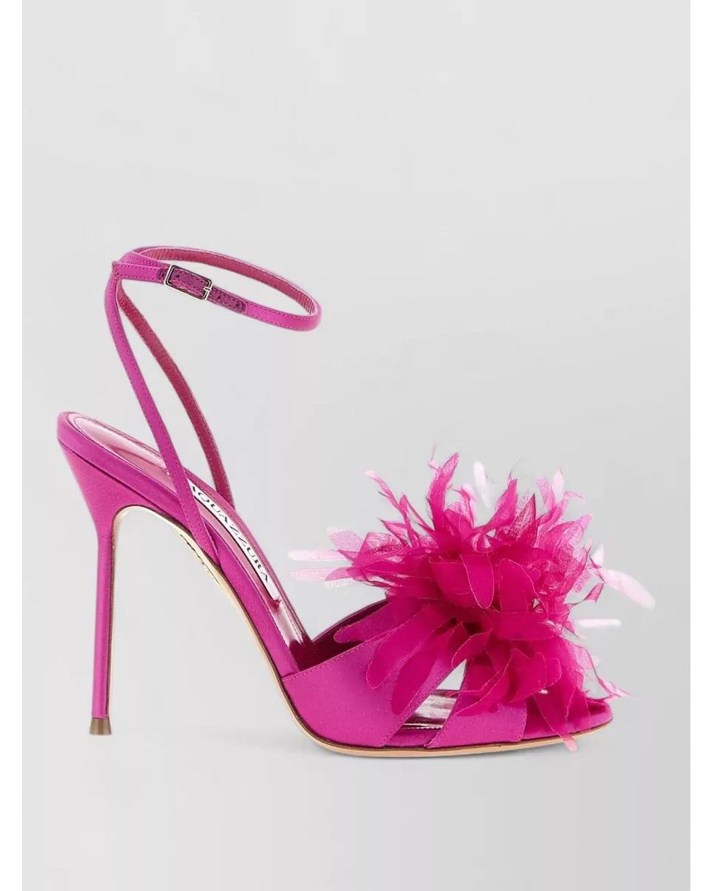 Aquazzura Pink 'Poème' Sandals