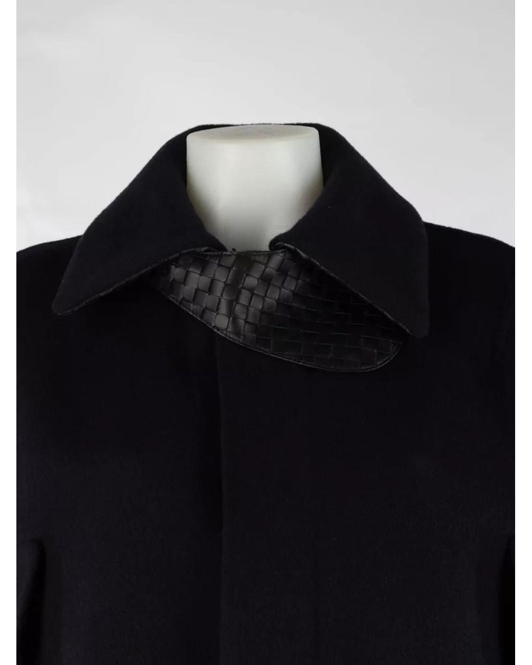 Bottega Veneta Blue Cashmere Cape