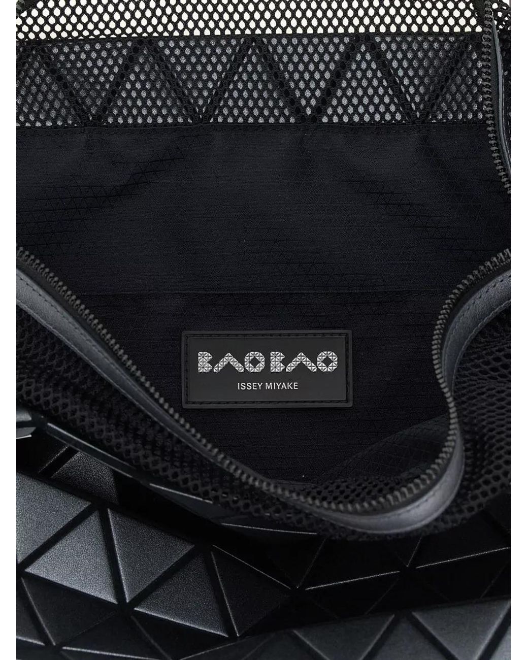 Issey Miyake Black Mesh Tote Bag