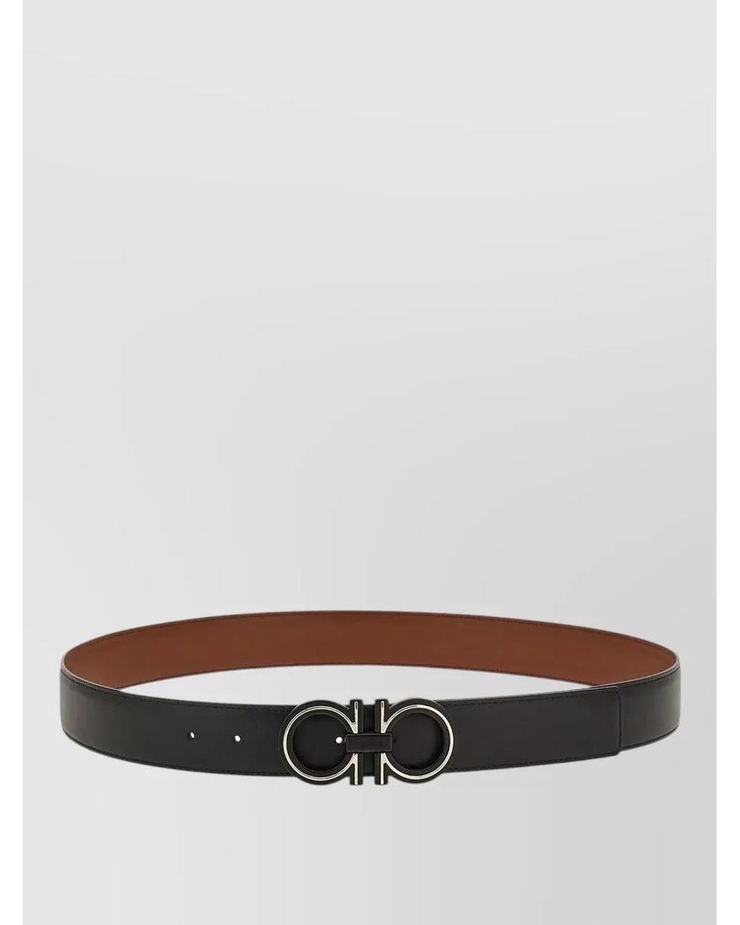 Ferragamo Multicolor Leather Reversible Belt for men