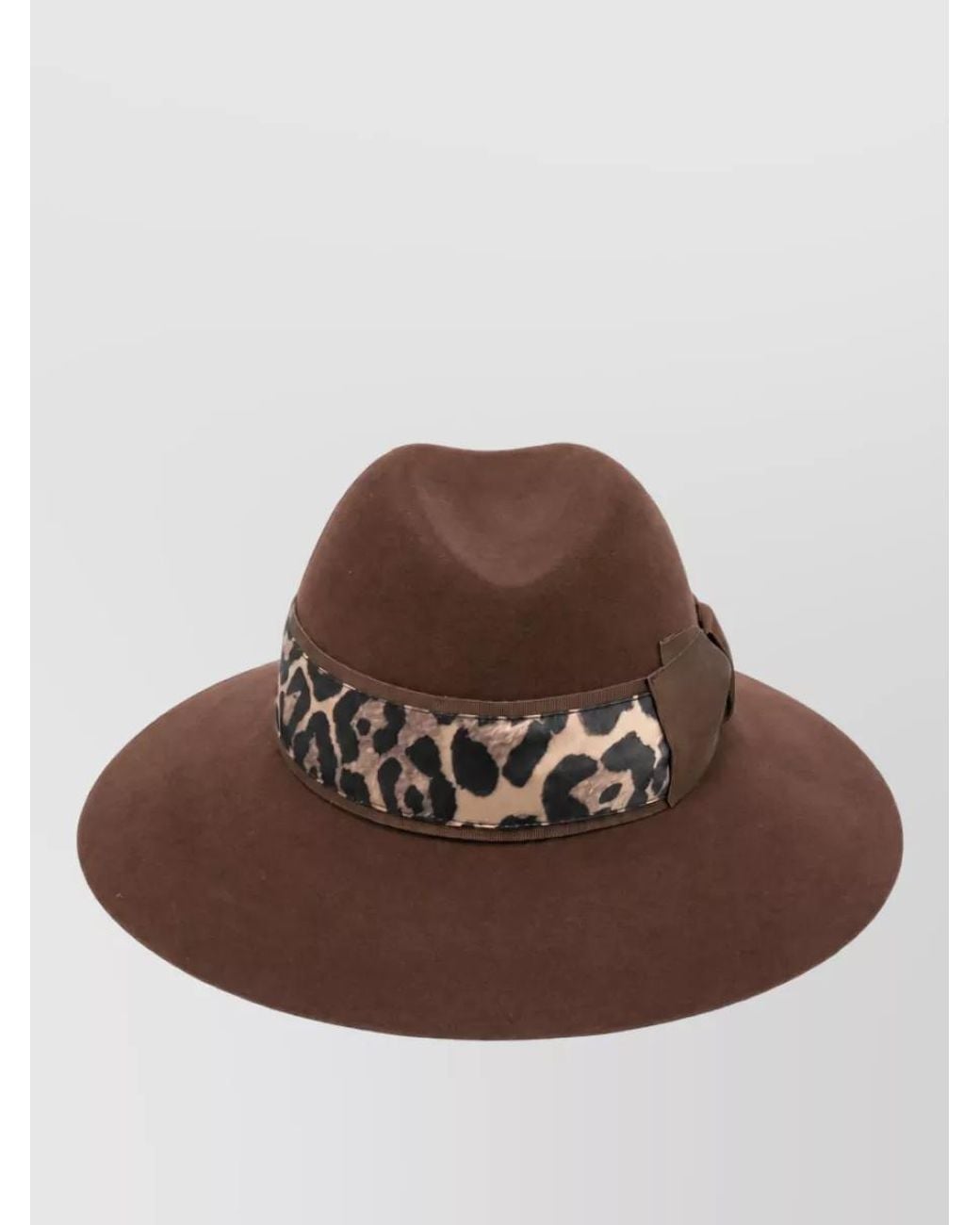 Borsalino Brown Wool Hat