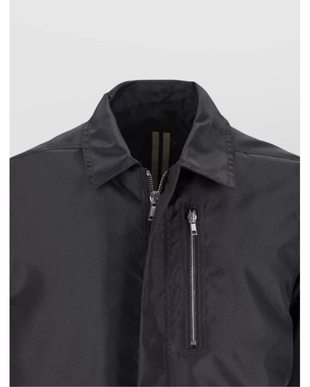 Rick Owens Black Padded Nylon Lightweight Jacket for men