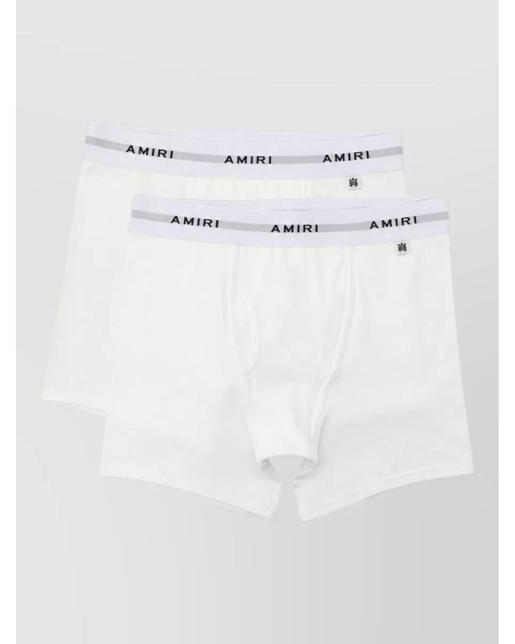 Amiri White Cotton Briefs 2-Pack for men