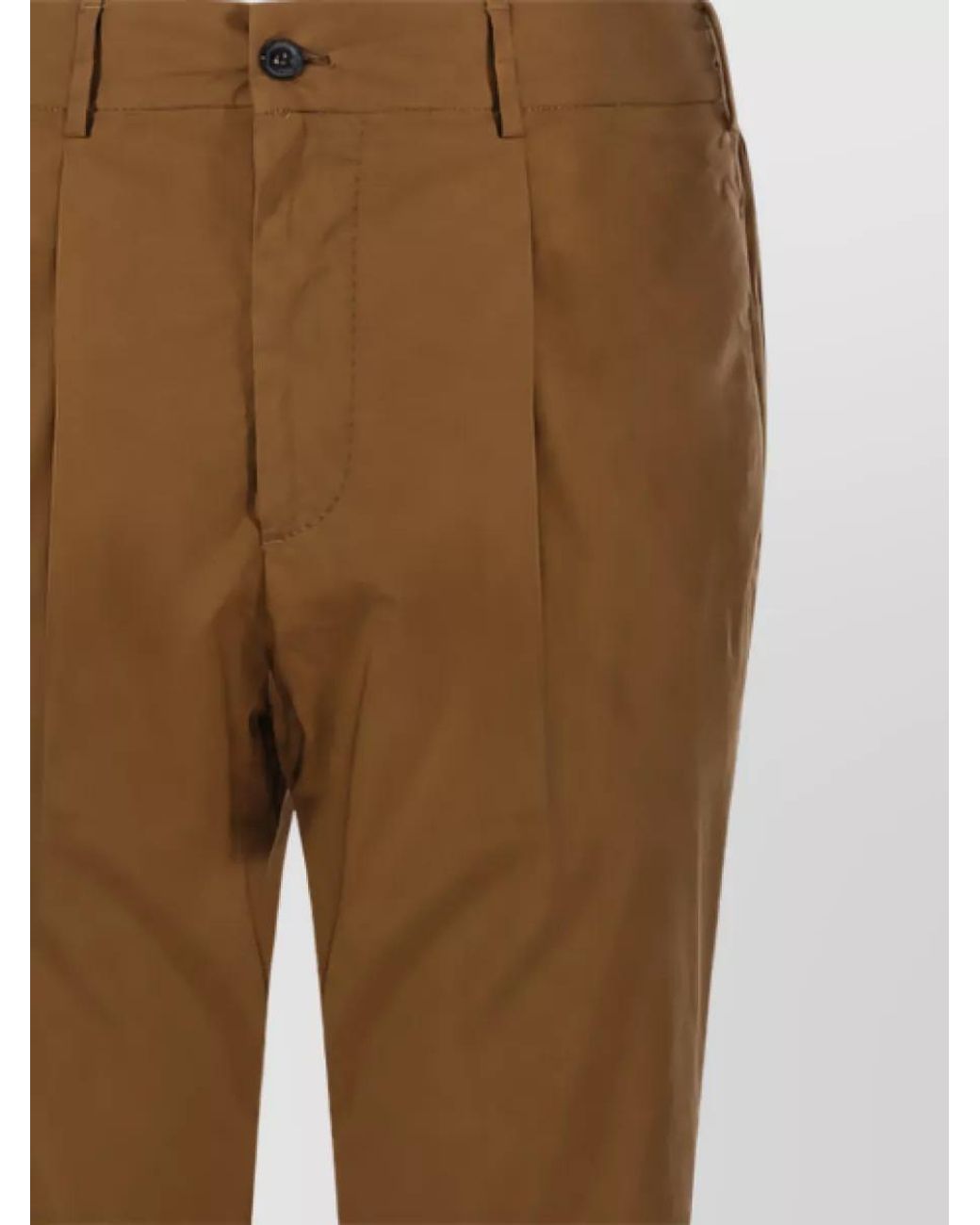Santaniello Brown Chino Shorts for men