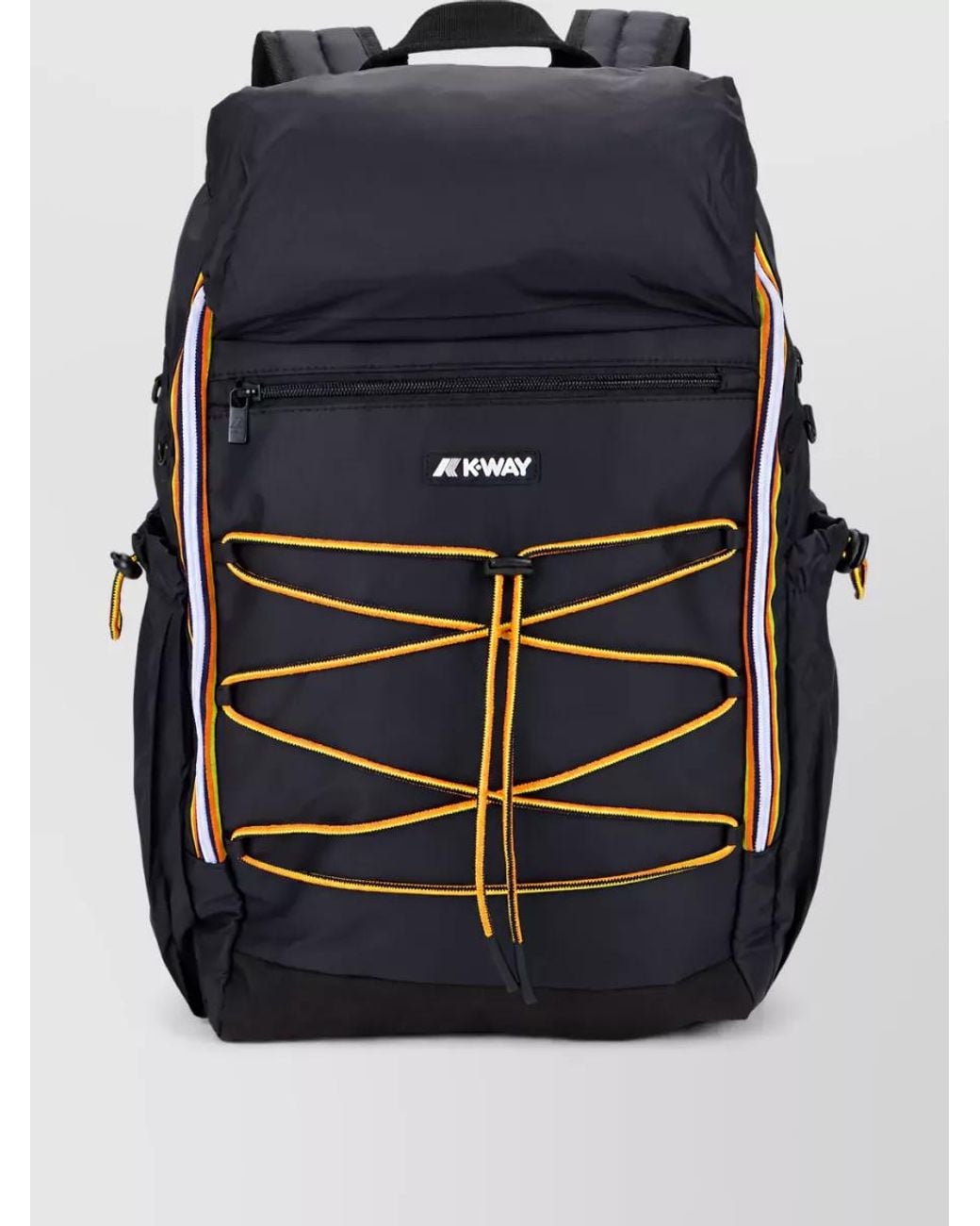 K-Way Blue Nylon Backpack for men