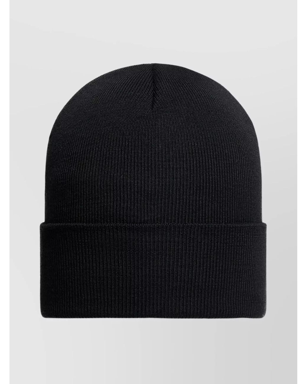 Moncler Black Wool Beanie for men