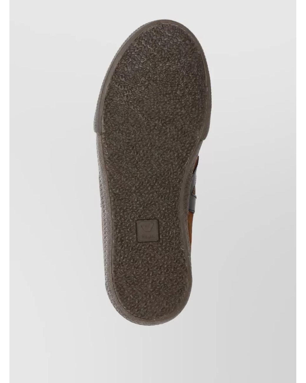 Veja Brown Leather Low-Top Sneakers