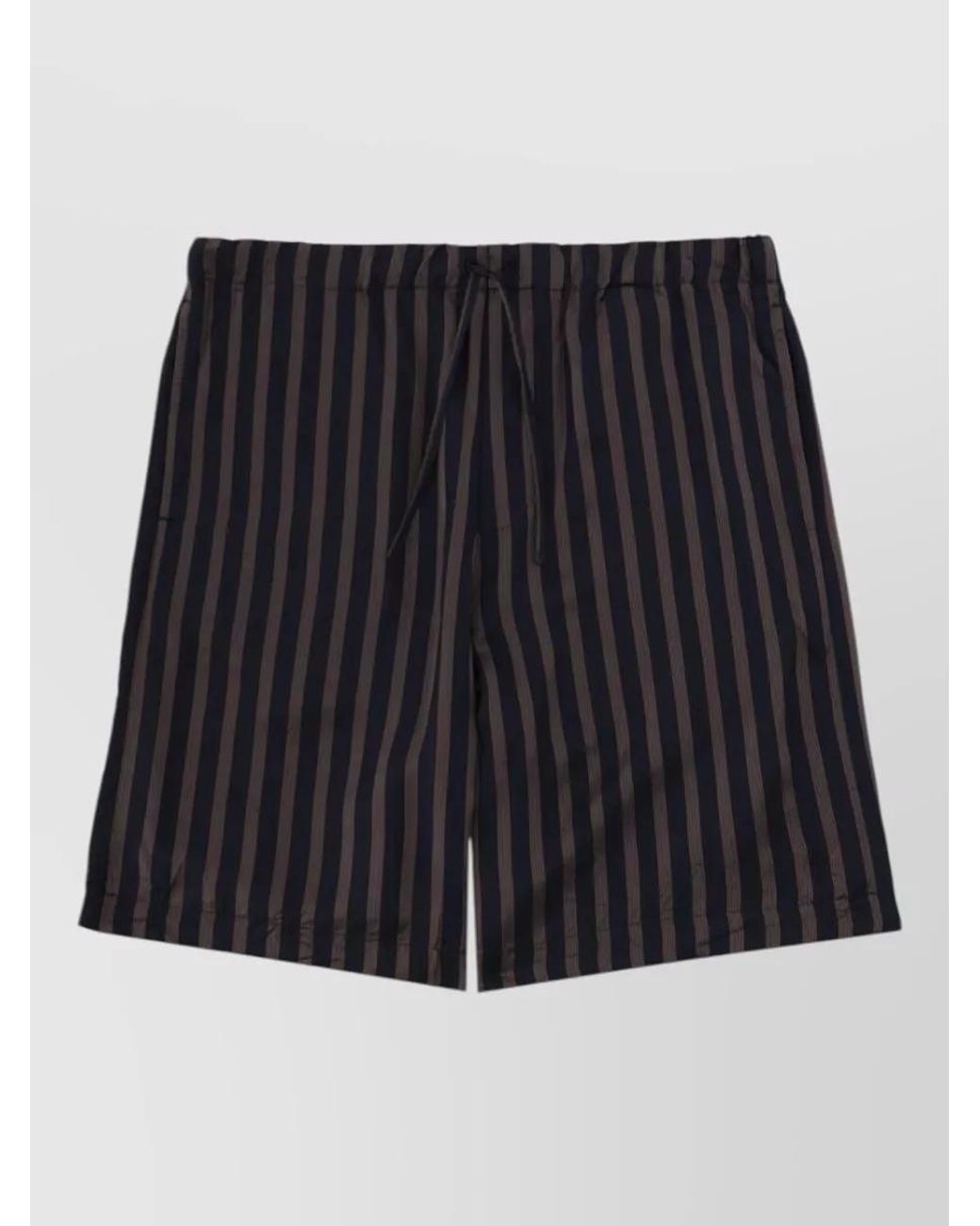 Dries Van Noten Black Deck Shorts for men