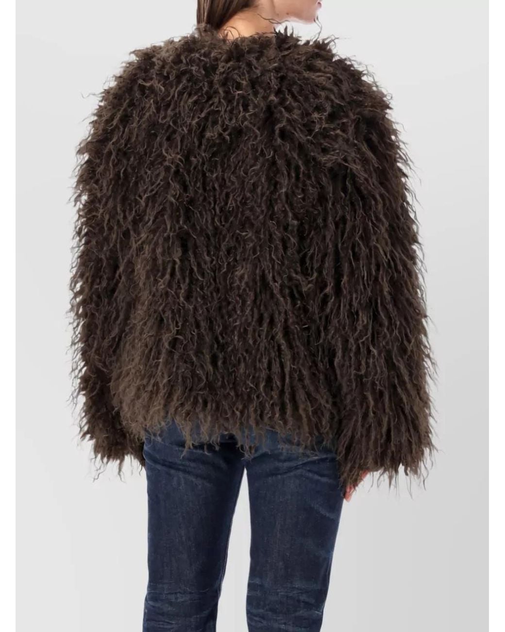 Goldbergh Black Faux Fur Coat