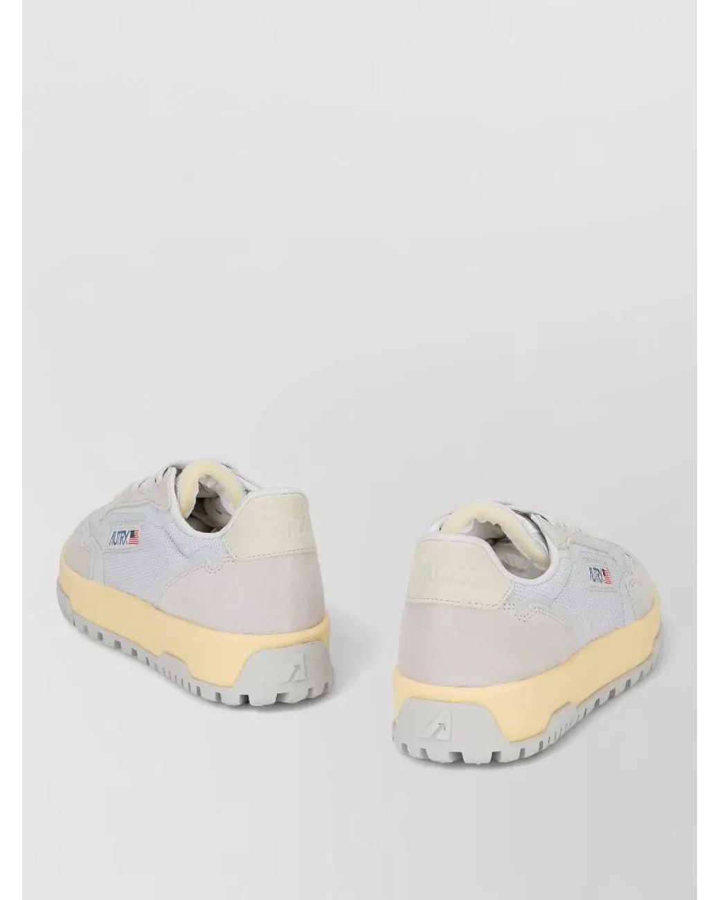 Autry Multicolor Leather Lace-Up Sneakers