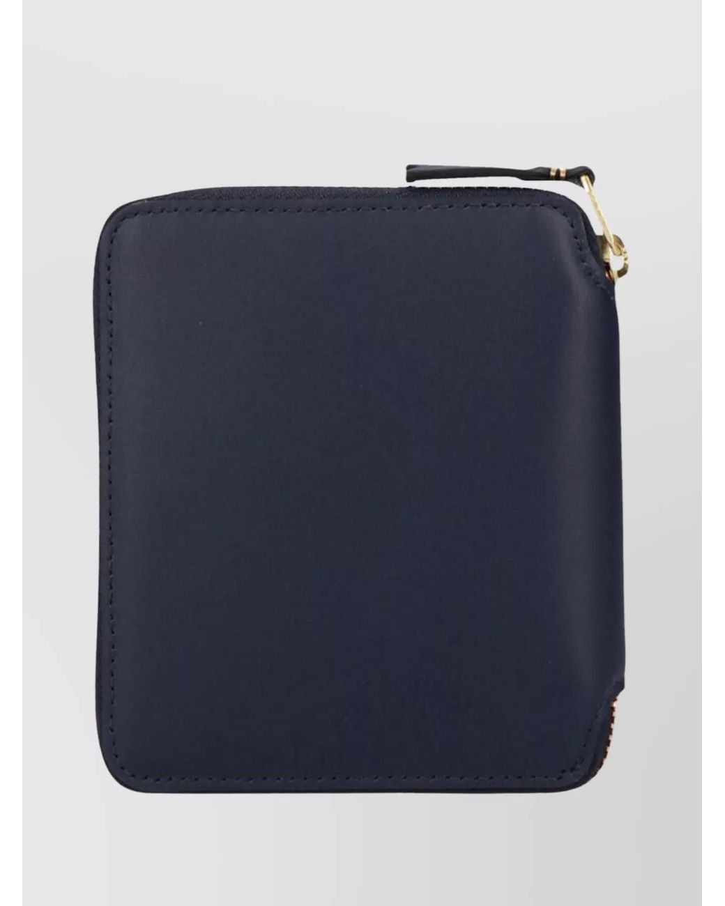 Comme des Garçons Blue Leather Zip Around Wallet