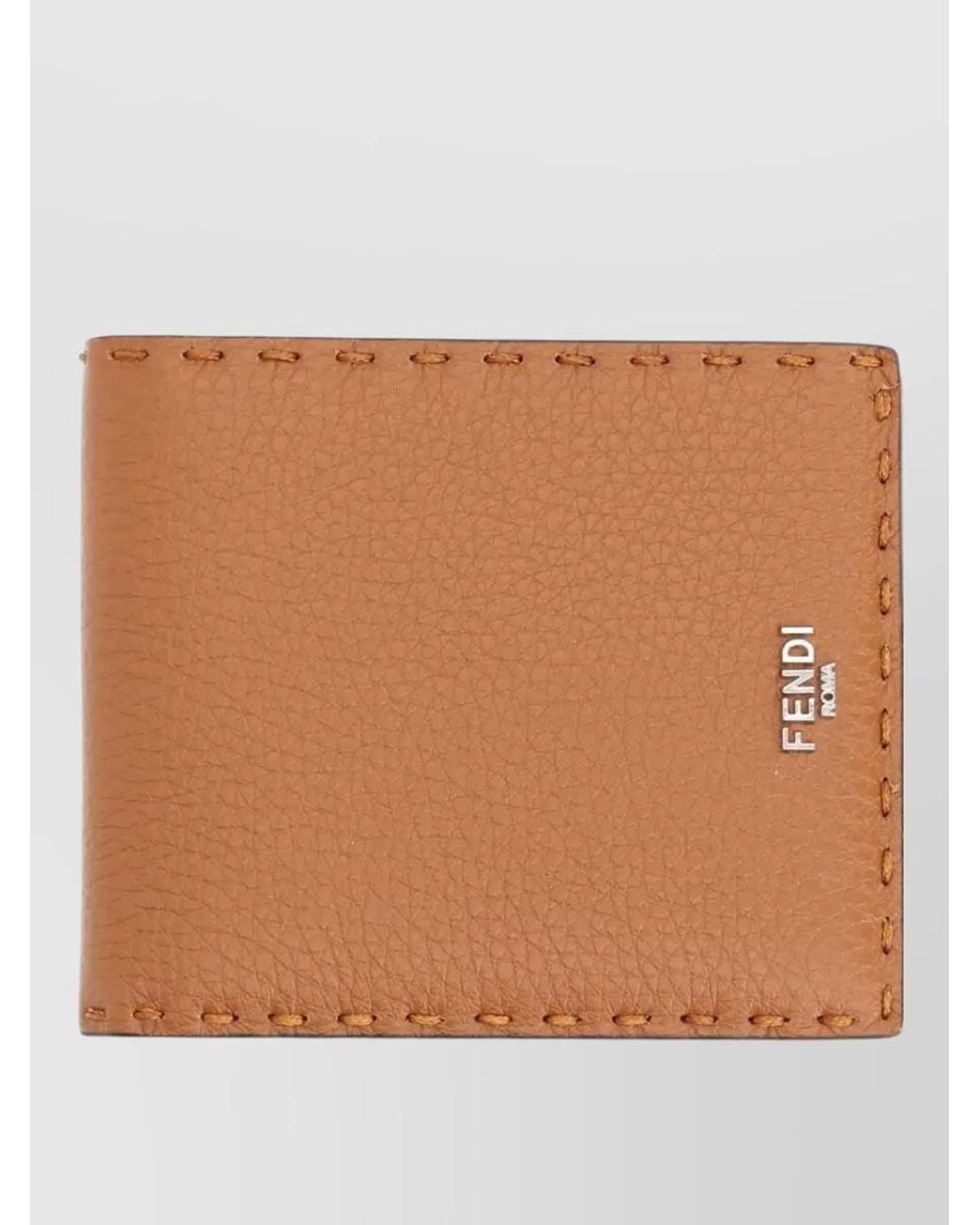 Fendi Brown Leather Wallet for men