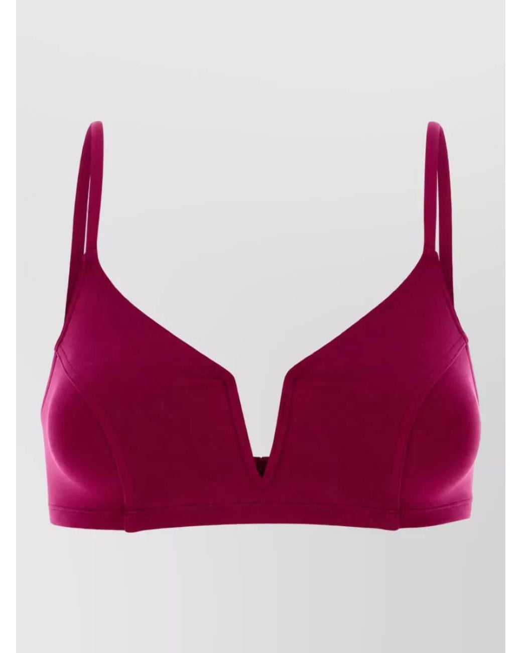 Eres Purple Stretch Nylon Bikini Top