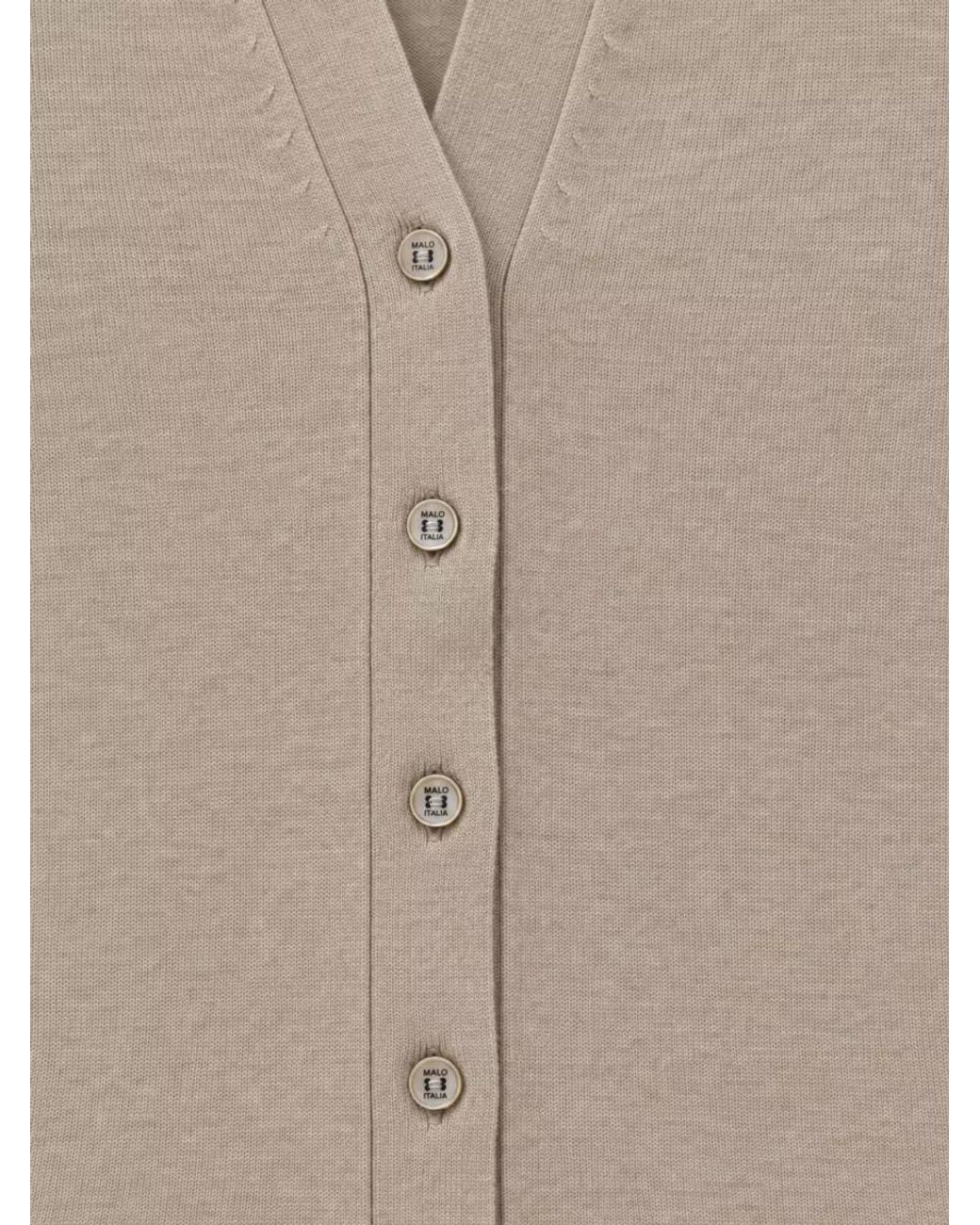 Malo Natural Cashmere Cardigan