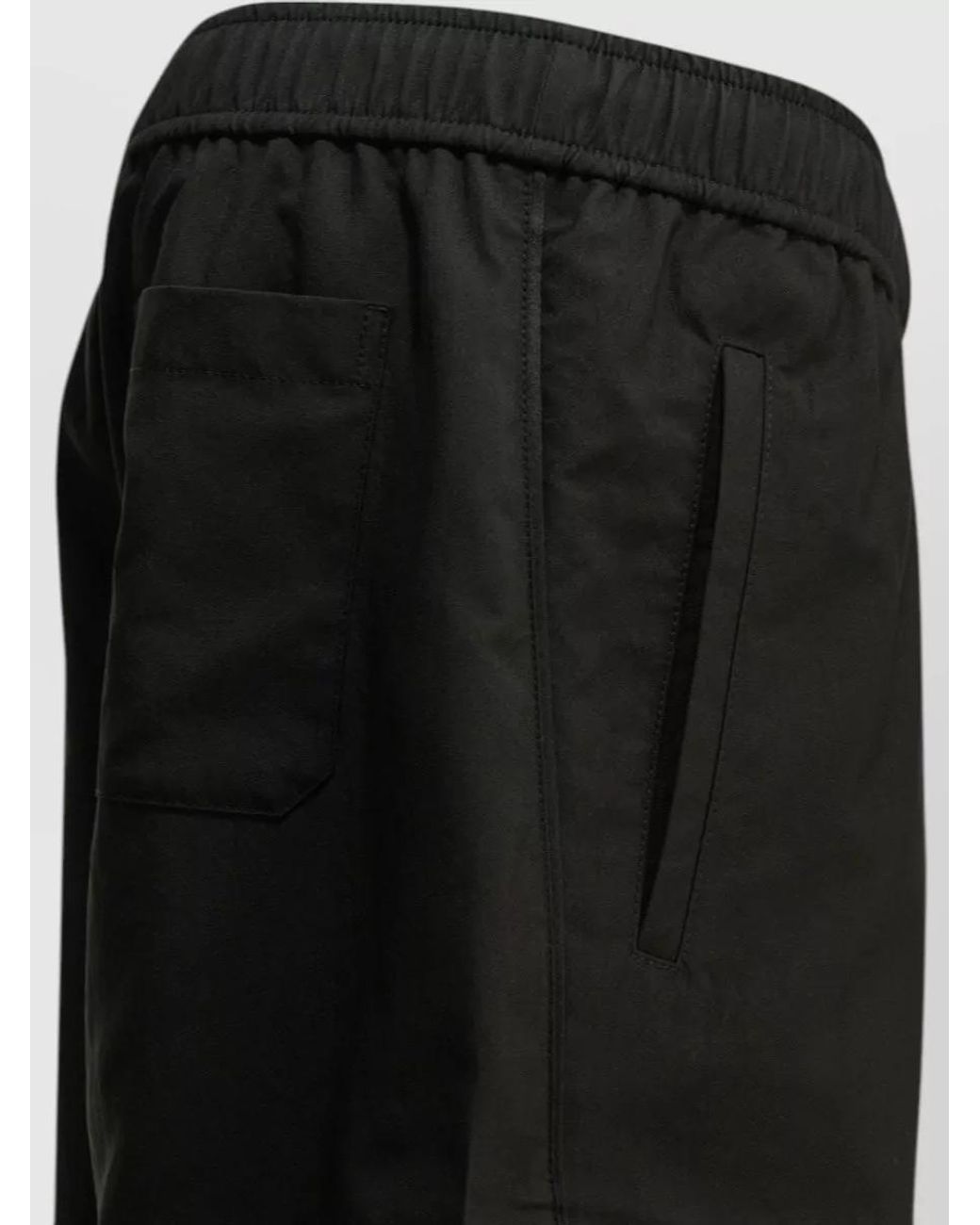 Givenchy Black Logo Shorts Side And Back Pockets for men