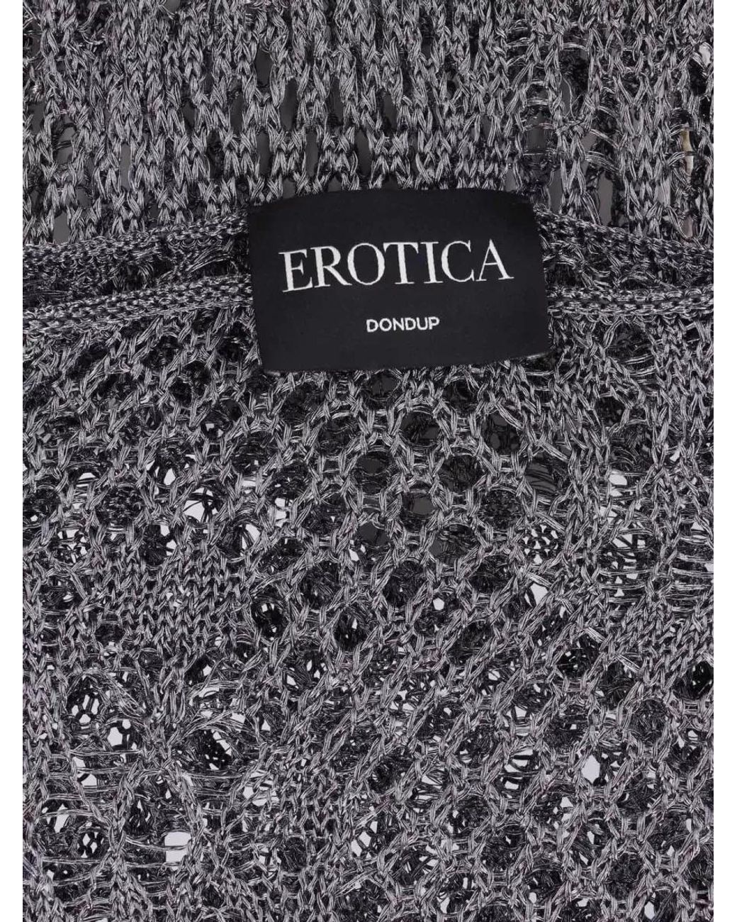 Dondup Gray Metal Blend Jumper