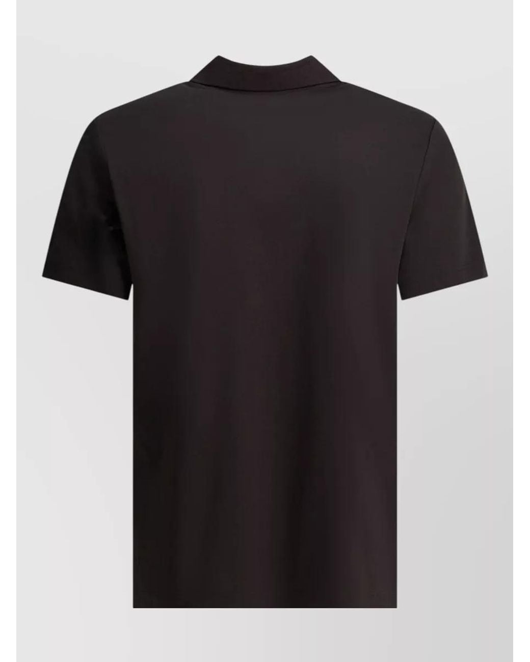 NN07 Black Organic Cotton Polo Shirt for men
