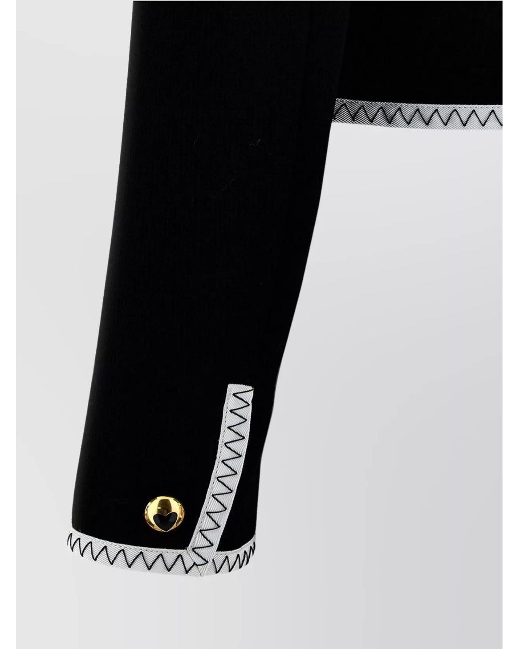 Moschino Black Cropped Jacket
