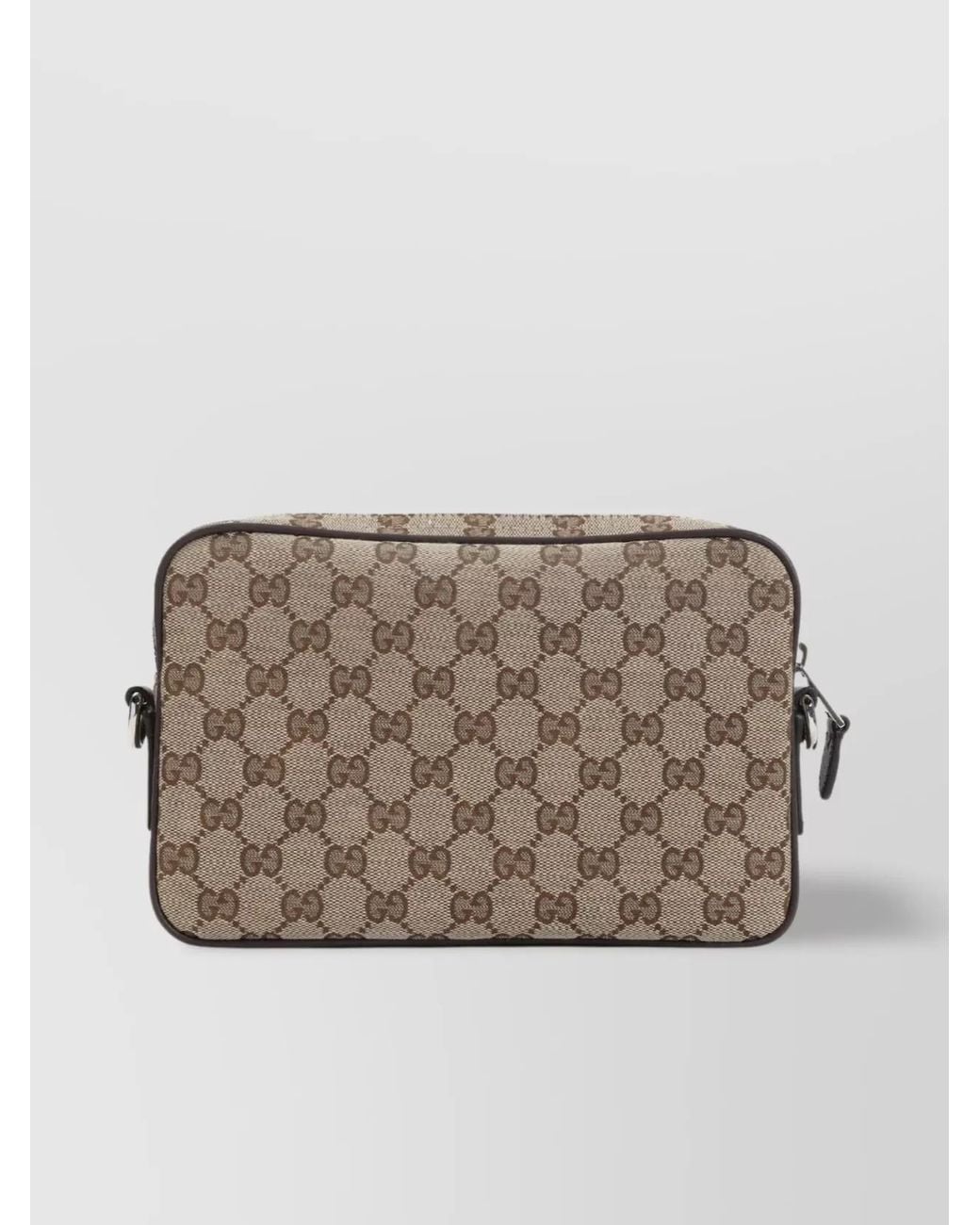 Gucci Gray Canvas Small Shoulder Bag for men