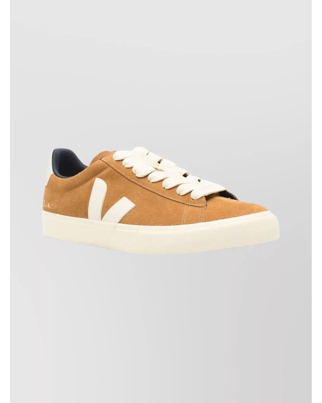 Veja Brown Leather Low-Top Sneakers