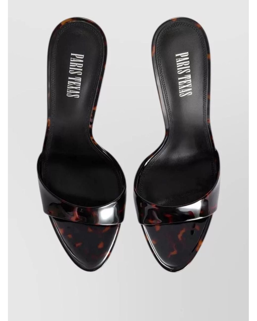 Paris Texas Multicolor Patent Leather Mules