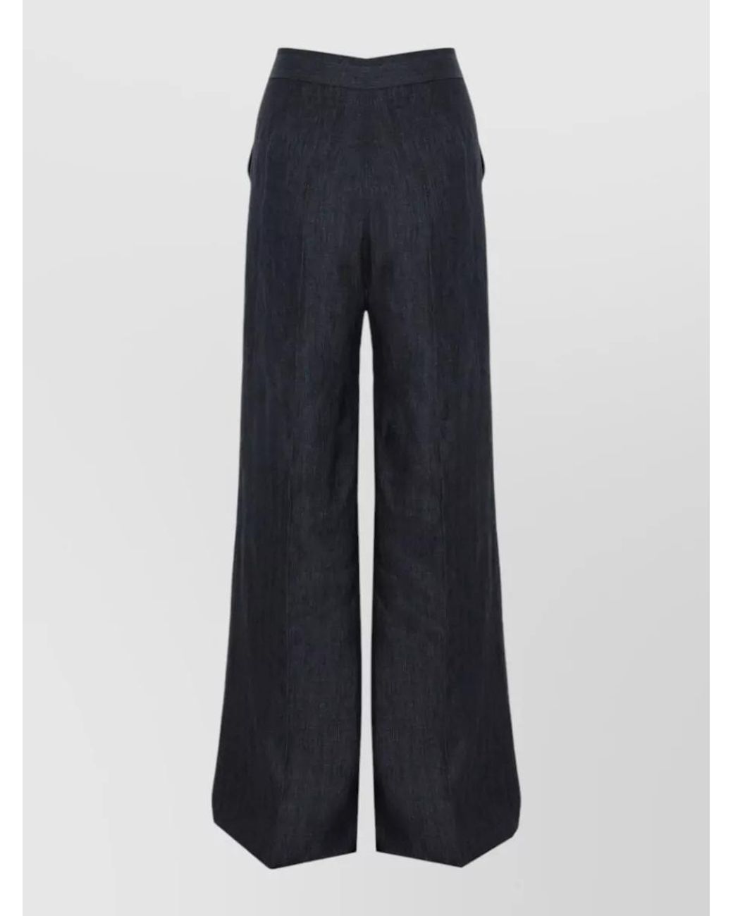 Max Mara Blue Linen Shorts
