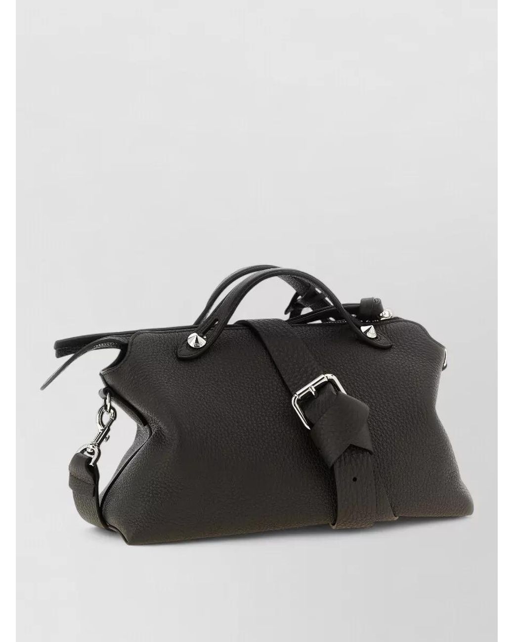 Fendi Black By The Way Medium Leather Shoulder Bag