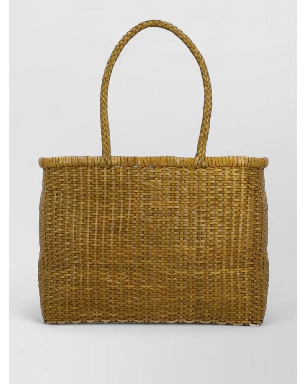 Dragon Diffusion Natural Na Na Leather Beach Bag