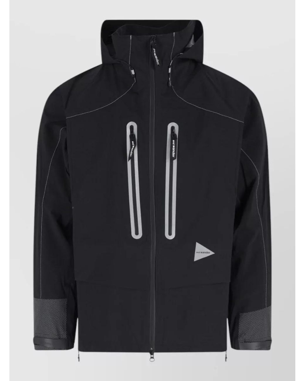 And Wander Blue Raincoat for men