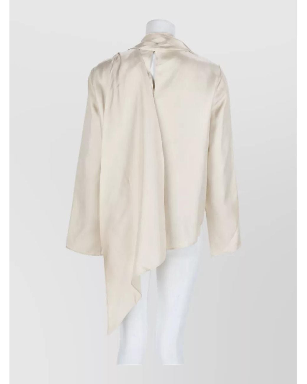 Loulou de Saison White Silk Blouse