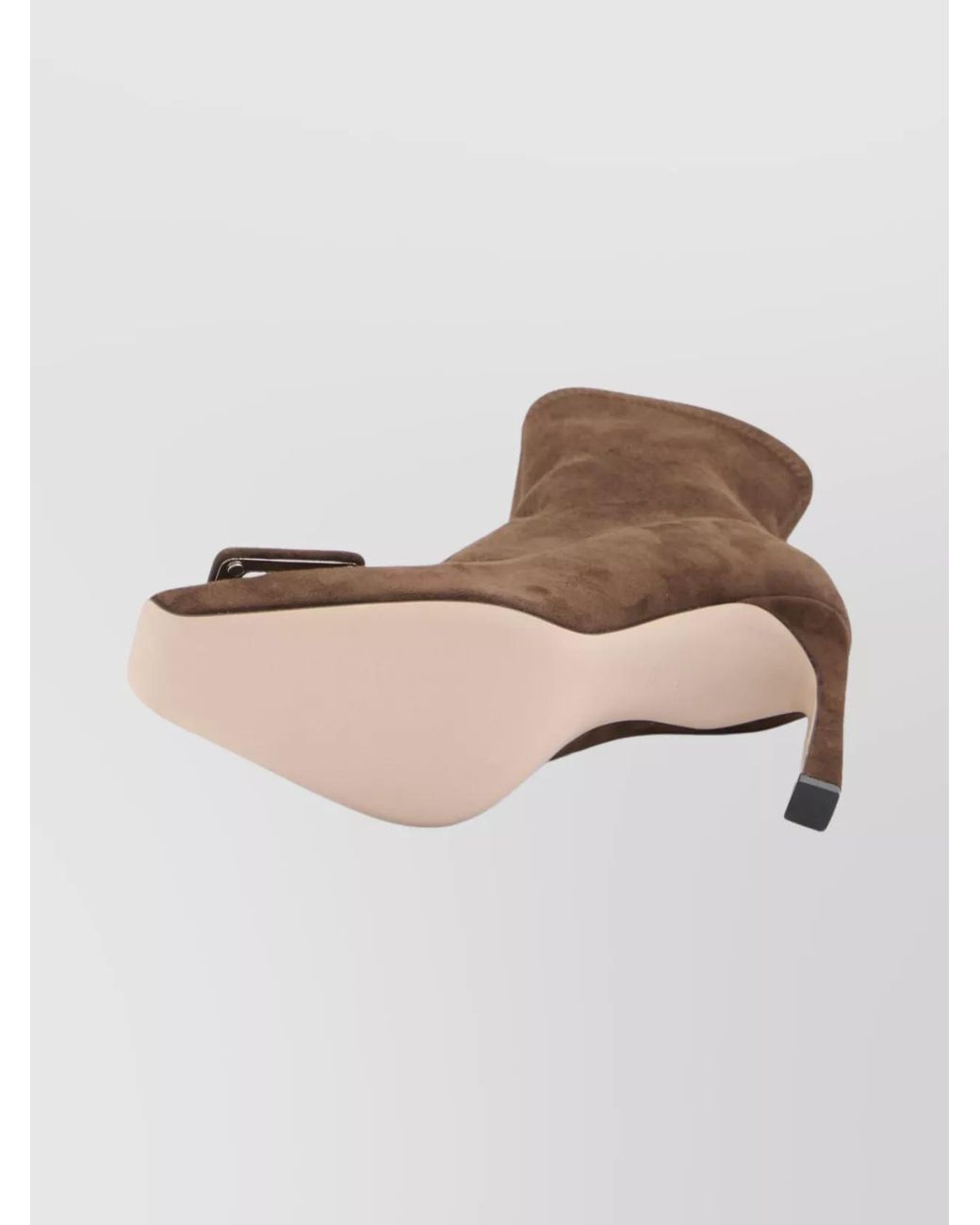 Roger Vivier Brown Suede Leather Ankle Boots
