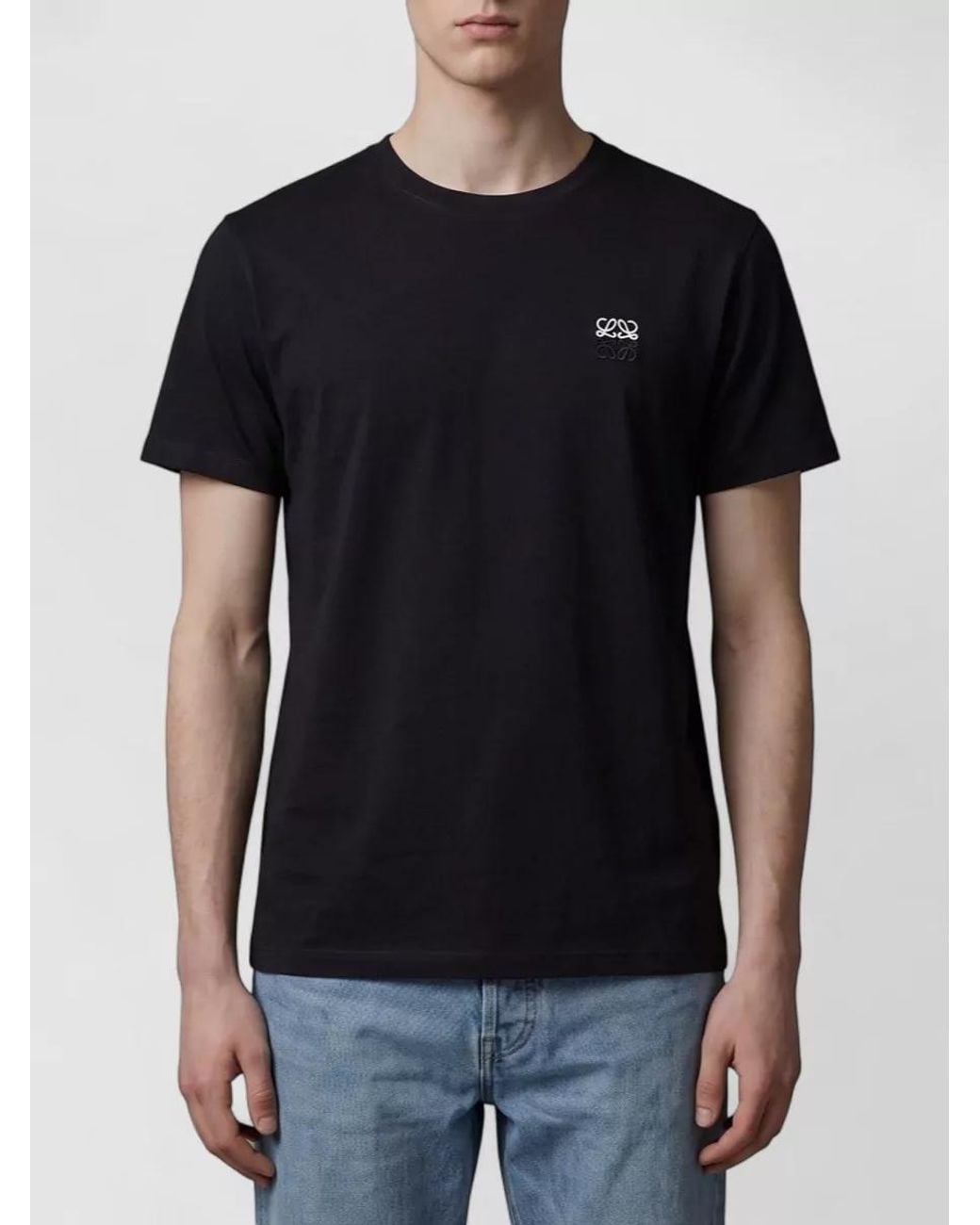 Loewe Blue Cotton Regular-Fit T-Shirt for men