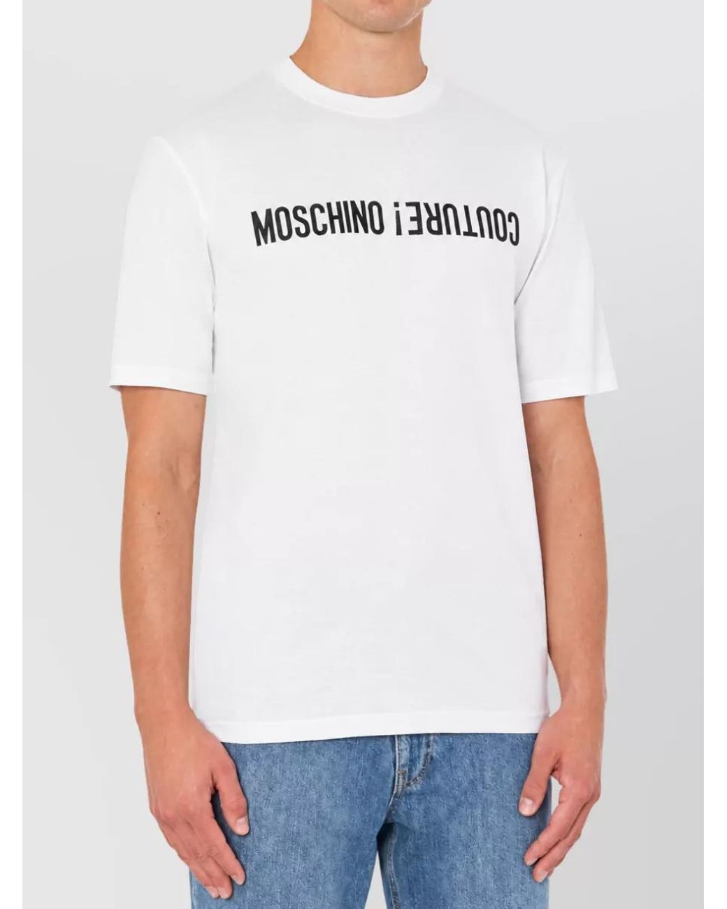 Moschino Natural Cotton T-Shirt for men
