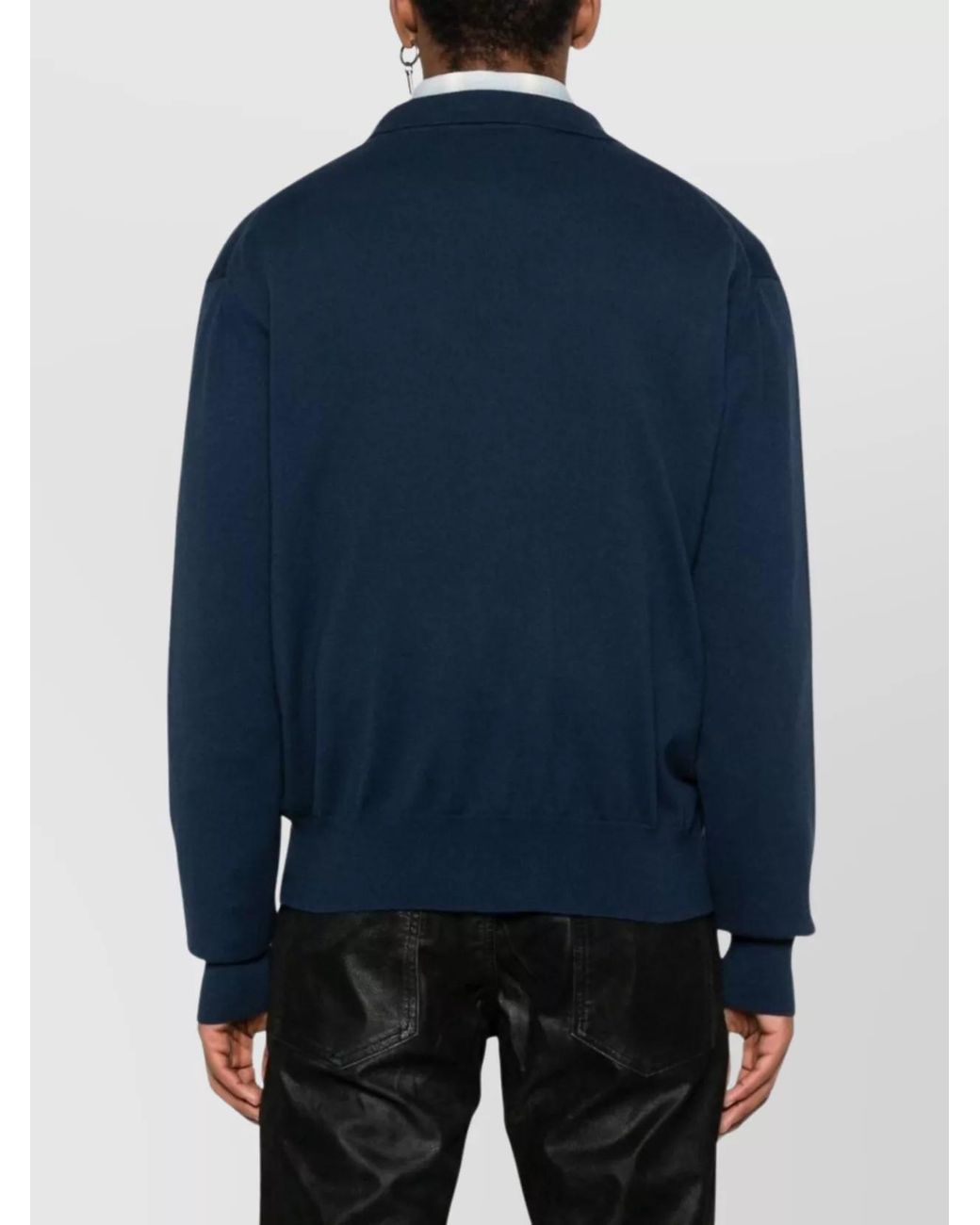 Vivienne Westwood Blue Cashmere V-Neck Cardigan for men